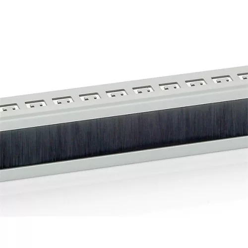 Equip Rack Kiegészítő - 327412 ("Brush Panel", Fésű Panel 1U, szürke)