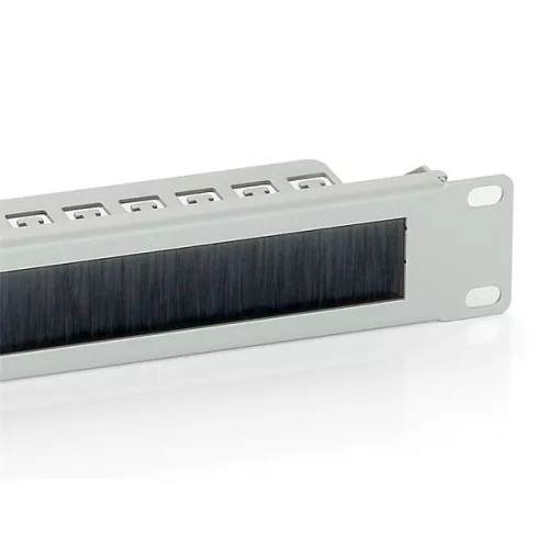 Equip Rack Kiegészítő - 327412 ("Brush Panel", Fésű Panel 1U, szürke)