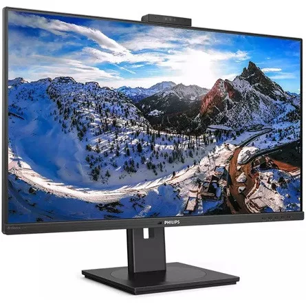 PHILIPS IPS monitor 31.5" 329P1H, 3840x2160, 16:9, 350cd/m2, 4ms, USB-C/4xUSB/DP/2xHDMI/LAN, hangszóró&webkamera