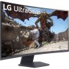 LG 32GS60QC-B UltraGear 31.5" ívelt VA LED gaming monitor fekete 180Hz FreeSync