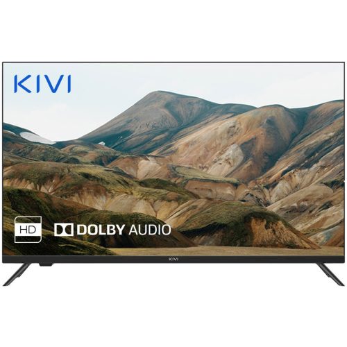 KIVI 32', HD, Google Android TV, Black, 1366x768, 60 Hz, Sound by JVC, 2x8W, 33 kWh/1000h , BT5, HDMI ports 3, 24 months