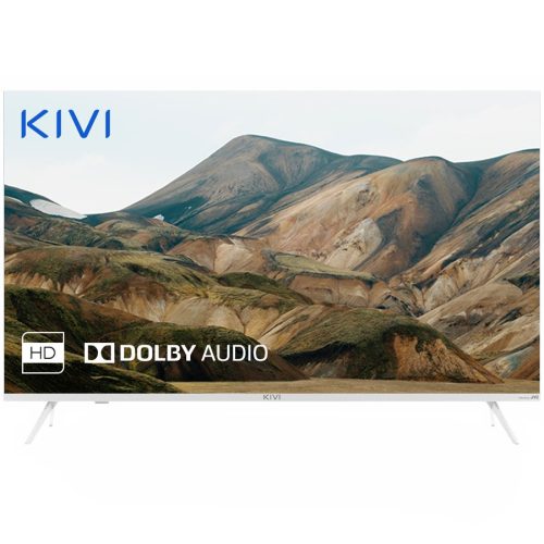 KIVI 32', HD, Google Android TV, White, 1366x768, 60 Hz, Sound by JVC, 2x8W, 33 kWh/1000h , BT5, HDMI ports 3, 24 months