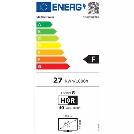 LG 32LQ631C 32" D-LED BLU smart TV