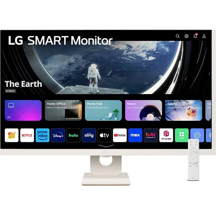 LG 32SR50F-W 31.5" IPS LED smart monitor fehér