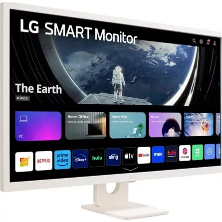 LG MON LG Smart IPS monitor 31.5" 32SR50F-W, 1920x1080, 16:9, 250cd/m2, 5ms, 2xHDMI/2xUSB/Bluetooth/AirPlay, hangszóró
