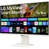 LG 32SR85U-W 31.5" IPS LED smart monitor fehér (webcam: 2MP)