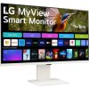 LG 32SR85U-W 31.5" IPS LED smart monitor fehér (webcam: 2MP)