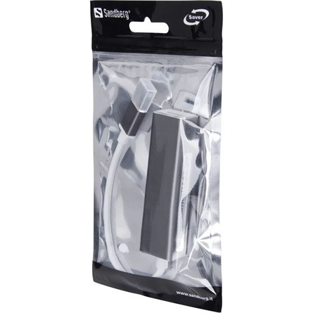 Sandberg Saver 4-portos USB3.0 hub ezüst