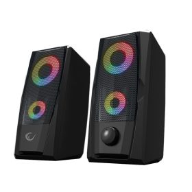   Rampage Hangszóró 2.0 - RMS-X9 2.0 RGB (6W RMS; hangerőszabályzó; USB, RGD LED, Piros)