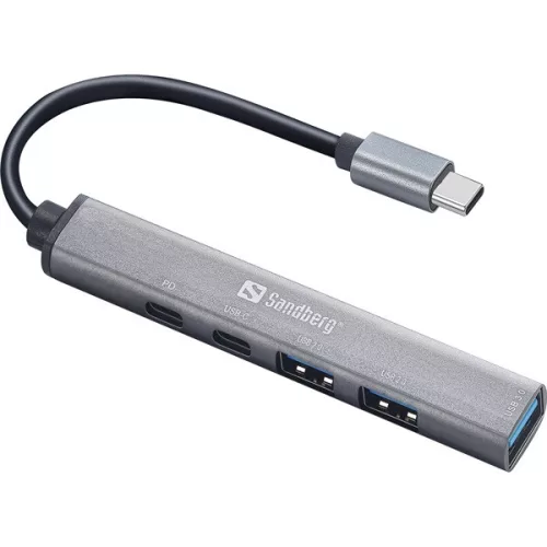 Sandberg Notebook Dokkoló - USB-C to 3xUSB-A+2xUSB-C SAVER