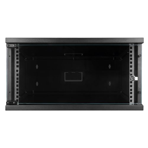 S-Link Rackszekrény - 4U 19" fali kivitel (190x530x400mm, Flatpack, fekete)