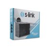 S-Link Rackszekrény - 7U 19" fali kivitel (320x530x400mm, Flatpack, fekete)