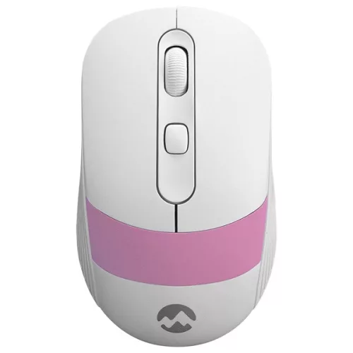 Everest Egér - SM-18 Pink (1600 DPI, 4gomb, optikai, fehér-rózsaszín)