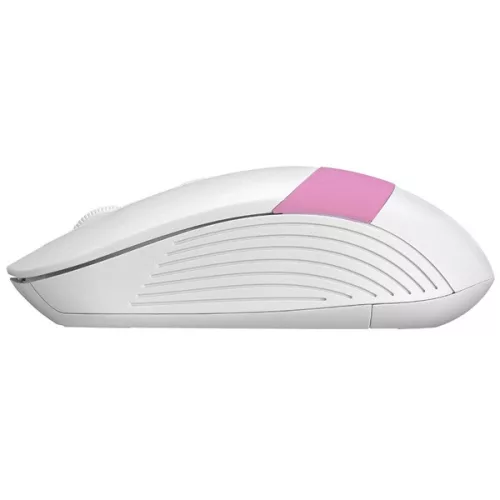 Everest Egér - SM-18 Pink (1600 DPI, 4gomb, optikai, fehér-rózsaszín)