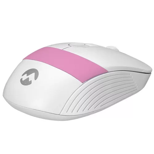 Everest Egér - SM-18 Pink (1600 DPI, 4gomb, optikai, fehér-rózsaszín)