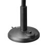 Snopy Mikrofon - SN-120M (3,5 Jack csatlakozó; 180cm kábel; állvány, fekete)
