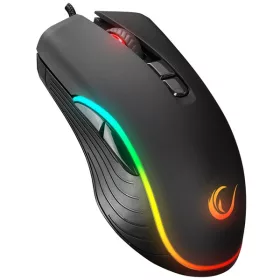   Rampage Egér Gamer - SMX-R120 SLASH (7200DPI, 7 gomb, makro, RGB LED, 1,8m harisnyázott kábel, fekete)