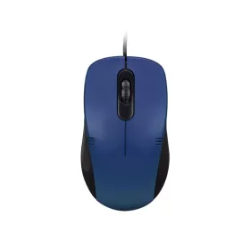   Everest Egér - SM-258 Blue (1200 DPI, 3gomb, 1,1m kábel, optikai, fekete-kék)