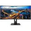 PHILIPS Ívelt VA monitor 34" 345B1C, 3440x1440, 21:9, 300 cd/m2, 5ms, HDMI/DisplayPort/USB-C/4xUSB, LAN, hangszóró