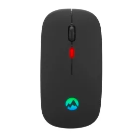   Everest Vezeték nélküli Egér - SM-BT11 (Bluetooth, 1600 DPI, gomb, optikai, fekete)