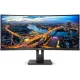 PHILIPS Ívelt VA monitor 34" 346B1C, 3440x1440, 21:9, 300cd/m2, 4ms, USB-C/USB-B/4xUSB/HDCP/LAN/DP/HDMI, hangsz.