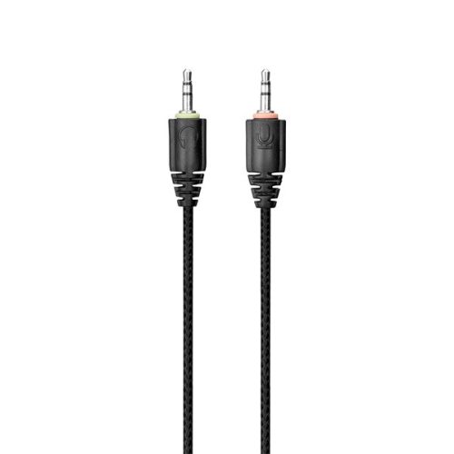 Rampage Fejhallgató - RM-K29 THUNDER (mikrofon, 3,5 mm Jack, hangerőszabályzó, nagy-párnás, fekete, RGB LED)