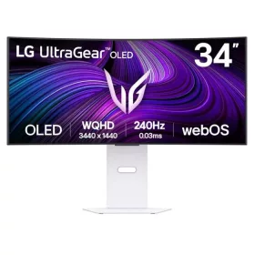   LG 34'' 34GX90SA-W UltraGear™ ívelt WQHD Smart Gaming OLED Monitor