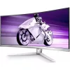 Philips Evnia 34M2C8600 34" ívelt QD-OLED gaming monitor fehér-ezüst 175Hz (USB-C: 90W; KVM)