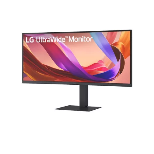 LG MON LG Ívelt monitor 34" 34U650A-B. 3440x1440, 21:9, 300cd/m2, 5ms, HDMIx2/DisplayPort/USBx3/USB-C/RJ45