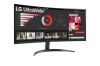 LG Monitor 34" - 34WR50QK-B (VA; Ívelt, 21:9; 3440x1440; 5ms; 300cd; 100Hz, HDMIx2, DP; HDR10; sRGB99%)