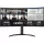 LG 34WR55QK-B UltraWide 34" ívelt VA LED monitor fekete 100Hz