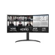 LG 34" 34WR55QK-B ívelt UltraWide™ 21:9 WQHD monitor