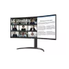 LG 34" 34WR55QK-B ívelt UltraWide™ 21:9 WQHD monitor