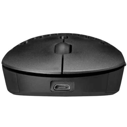 Everest Vezeték nélküli Egér - SM-W73 (1600 DPI, 6 gomb, optikai, fekete, RGB LED)
