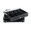 Equip Pénztárfiók - 351010 (4 db papírpénz + 8 db aprópénz tároló(eltávolítható), RJ11, fekete)