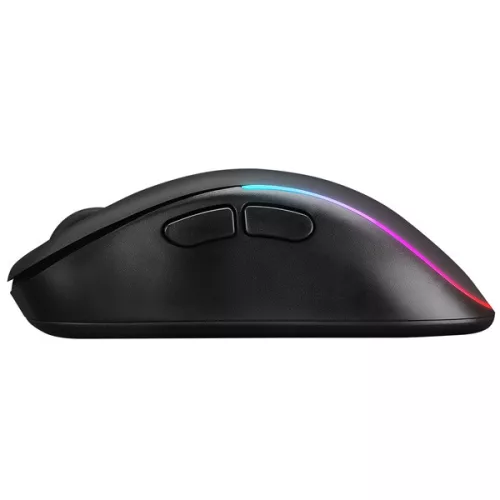 Everest Gamer Egér - SM-W75 -X-RAPID  (1600 DPI, 6 gomb, optikai, fekete, RGB LED)