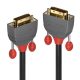 LINDY 1m DVI-D Dual Link kábel, Anthra Line