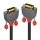 LINDY 3m DVI-D Dual Link kábel, Anthra Line