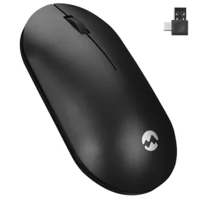   Everest Vezeték nélküli Egér - SMW-399 Black Rechargeable Su