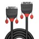 LINDY 3m DVI-D Single Link kábel, Black Line