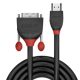 Lindy 2m HDMI to DVI Cable, Black Line