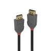 LINDY 3m DisplayPort 1.4 kábel, Anthra Line