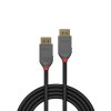 LINDY 3m DisplayPort 1.4 kábel, Anthra Line