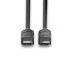 LINDY 1m DisplayPort 1.2 kábel, Black Line