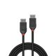 LINDY 3m DisplayPort 1.2 kábel, Black Line