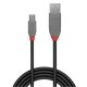 Lindy 1m USB 2.0 Type A to Mini-B Cable, Anthra Line