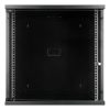 S-Link Rackszekrény - 12U 19" fali kivitel (540x530x400mm, Flatpack, fekete)