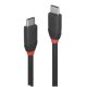 Lindy 1.5m USB 3.2  Type C Cable 3A, Black Line