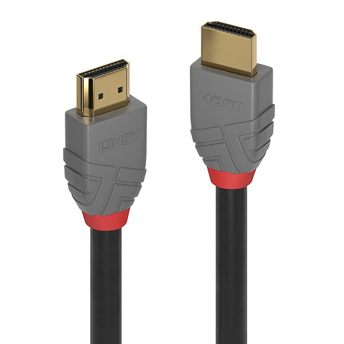 LINDY 2m High Speed HDMI kábell, Anthra Line