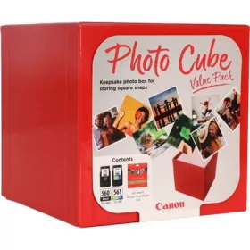   Canon PG-560/CL-561 Photo Cube tintapatron + fotópapír 4-color